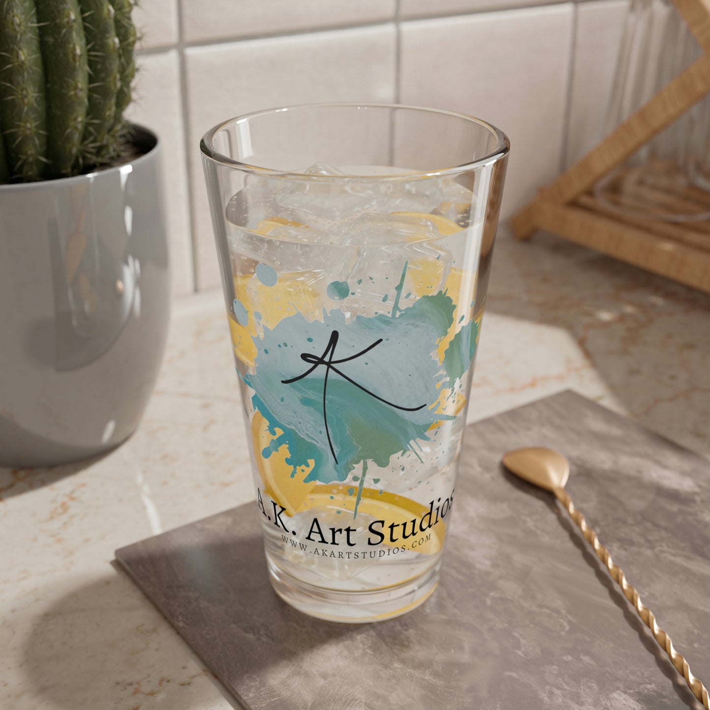 AK Art Studios Pint Glass